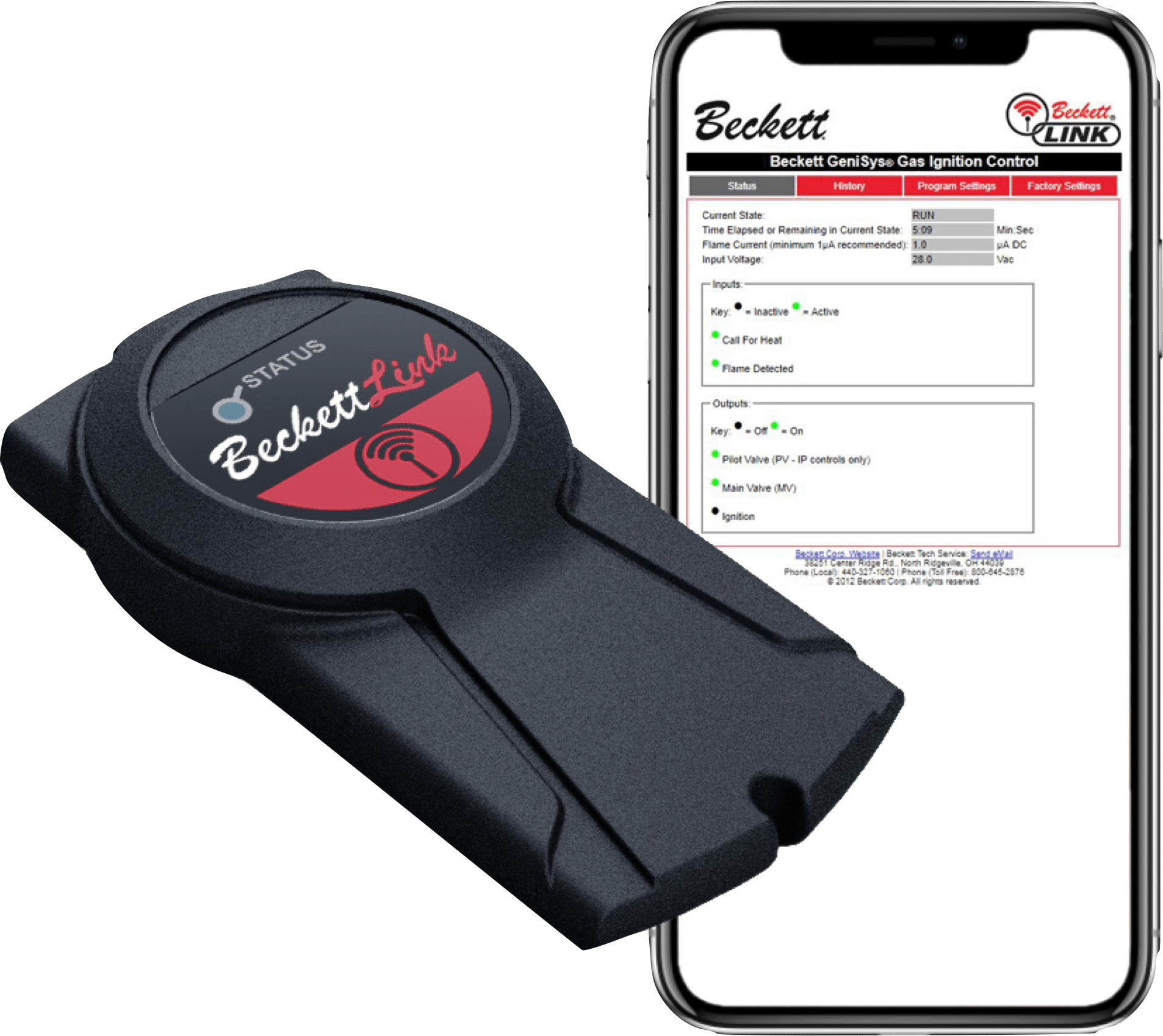 Genisys™ Pilot Gas Ignition Control with BeckettLink™ Beckett Corp.